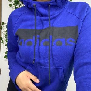 Blue Adidas hoodie